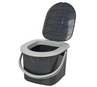 BranQ Toilettes de camping - Seau de toilette mobile - Pour personnes âgées - Pot de camping en plein air (22 l)