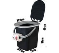 Toilette Touristique Camping Portable Voyage 22 L