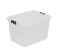 BranQ Velur 30L boîte de rangement avec couvercle transparent