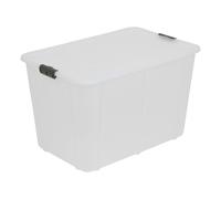 BranQ Velur 60L Boîte de rangement avec couvercle transparent
