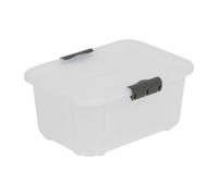 BranQ Velur 8L Boîte de rangement avec couvercle - transparent