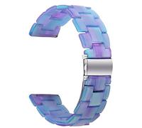 Brans de sport de résine de 20 mm pour Huawei Watch GT 2 42 Bracelet Magic2 42 mm Bands de surveillance pour Samsung Galaxy Watch 4 Classic Resin Watch Bands Full of stars