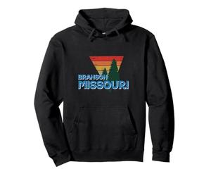 Branson Missouri Randonnée Trekking Vintage Rétro Années 80 Extérieur Sweat à Capuche