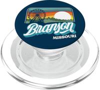 Branson Missouri Vintage 80s Style Retro Distressed PopSockets PopGrip pour MagSafe