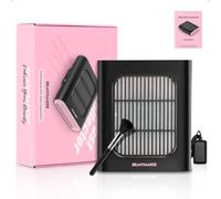 BRANTMAKER Aspirateur Ongle Professionnelle, Aspirateur Manucure avec Brosse et Filtre Réutilisables, 2 Modes Aspirateur Poussiere Ongle (Noir & Rose)