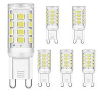 Brantoo LED G9 Ampoules 3W Blanc froid 6000K équivalent à 15W 20W 25W 28W 33W halogène Ampoules, CRI> 85, G9 Prise LED Lampe, sans scintillement, sans intensité variable, CA 220-240V, paquet de 5