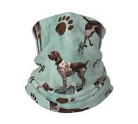 Braque Allemand À Poil Court Cache-Col Respirant Tube Bandeaux Anti-UV Bandeau pour Course À Pied Randonnée Homme 30X26Cm