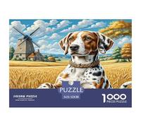 Braque Allemand à Poil Court Jigsaw Puzzles 1000 Pièce pour Les Adultes Jeu De Puzzle Cadeaux pour Adultes 100% Carton Recyclé Décoration De Maison 52x38cm/1000pcs