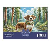Braque Allemand à Poil Court Jigsaw Puzzles 1000 Pièce pour Les Adultes Puzzles Difficiles Cadeaux pour Adultes 100% Carton Recyclé Puzzle Décoratif 52x38cm/1000pcs