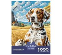 Braque Allemand à Poil Court Puzzle 1000 Pièces - Moment Zen, Jeu Créatif, Défi Cérébral pour Adultes, Packaging Décoratif, 38x26cm/1000pcs