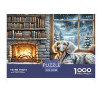 Braque Allemand à Poil Dur Jigsaw Puzzles 1000 Pièces Adapter Les Adultes Ou Les Familles Ensemble Jeu De Puzzle Cadeaux pour Adultes 100% Carton Recyclé Puzzle Décoratif 52x38cm/1000pcs