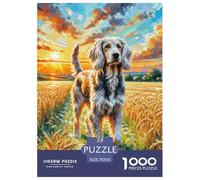 Braque Allemand à Poil Dur Puzzles 1000 Pièces pour Adultes Et Enfants Premium Quality Défi Jouets Parfait Amateurs Matériaux Recyclés 70x50cm/1000pcs