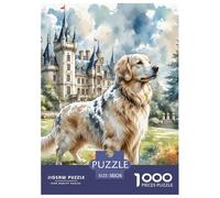 Braque de Weimar Puzzles 1000 Pièces pour Adultes Et Enfants Puzzle Classique Puzzle Impossible Activité Familiale Parfaite Art Classique 38x26cm/1000pcs