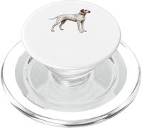 Braque du Bourbonnais Chien Peu Sait Moins Mérite Les Fans d'animaux De Compagnie PopSockets PopGrip pour MagSafe