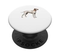 Braque du Bourbonnais Chien Peu Sait Moins Mérite Les Fans d'animaux De Compagnie PopSockets PopGrip Adhésif