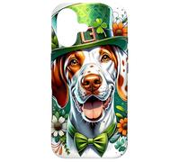 Braque Francais Dog St Patrick Œuvre d'art Coque pour iPhone 17