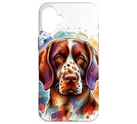 Braque Francais Pyrénéen Œuvre d'art Coque pour iPhone 16 Plus