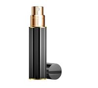 BRARIOS Atomiseur de Parfum Rechargeable 10 ml, Flacon de Pulvérisation Portable de Taille Voyage, Mini Flacon de Parfum Vide, Distributeur de Cologne Anti-fuites pour Femmes et Hommes (Noir/10 ml)
