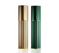BRARIOS Vaporisateur de Parfum Rechargeable, Lot de 2 Atomiseurs de Voyage Portables, Mini Bouteille de Parfum Vide, Distributeur de Cologne Anti-fuite pour Femmes et Hommes, 5 ml (Or et Vert)