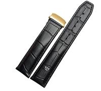 BRART Bracelet de montre en cuir véritable, 20 mm et 22 mm, pour montre Maurice Lacroix, boucle déployante, loisirs et affaires, bracelet en cuir de vache, 20 mm, Agate