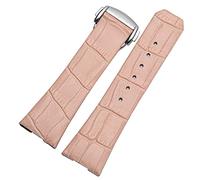 BRART Bracelet de montre en cuir véritable pour Omega Constellation Double Eagle Series Hommes Femmes 17 mm 23 mm, 23mm gold Clasp, Acétate, Pas de gemme