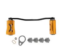 Bras à Bascule pour Moulinet de pêche, Tout en métal, Forte ténacité, processus de tréfilage, bel Accessoire modifié élégant pour Les Amateurs de pêche, Alliage d'aluminium léger (Or + Pistolet)