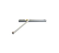 Support de montage T-Stop adapté à la glissière BG argent GEZE