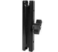 Bras à double prise compatible avec bras long, longueur totale de 15 cm pour support de téléphone portable RAM moto/vélo avec douilles sphériques de 2,5 cm