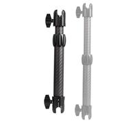 Bras à double prise en fibre de carbone - Extension télescopique de 25 à 35 cm, bras léger réglable compatible avec les supports RAM B et composants à billes standard de 25 mm