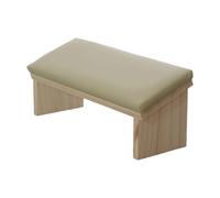 Bras À Ongles Rest - Pad De Bureau Avec Chanfreinage, Base À La Main En Cuir | Coussin De Support De Peinture À Ongles Avec Cadre En Bois, Outil Ergonomique Pour Un Support De Pe