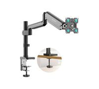 Bras Articulé Ecran PC 13-34, Porte Ecran PC jusqu'à 12 kg - Support Bureau Ecran PC Max VESA 100x100, Inclination -90°~+45°, G75-B Noir