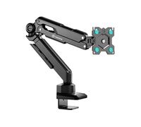Bras Articulé Ecran PC 13 - 34 Pouces Ecran & Moniteur, Pied Ecran PC Gaz de 10 kg - Support Ecran Bureau VESA 75x75 & VESA 100x100/G90-B Noir