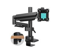 ONKRON Bras Articulé Écran PC de 17 - 42 Pouces 2-15 kg, Bras d'Écran VESA 75x75 & VESA 100x100, Support Ecran PC Bureau Hauteur Réglable, Noir G70-B Noir G