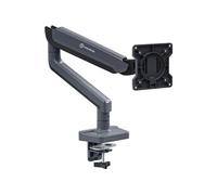 ONKRON Bras Articulé Écran PC de 17-45 Pouces Jusqu’à 15 kg, Support Écran Plats & Incurvés, Support Ecran PC Bureau VESA 75x75 & 100x100, Bras Ecran PC Orientable Inclinable Graphite G95-G