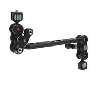 Bras articulé pour Appareil Photo, Bras Magique Réglable en Alliage D'aluminium 33 Cm 13 Pouces avec Interfaces à Vis 1/4 Pouces et 3/8 Pouces pour Lumières LED de Moniteur LCD