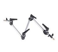 Bras articulé walimex avec 2 spigots, 80 cm