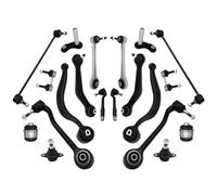 Bras Commande Liens Compatible Avec BMW Pour X5 E53 2000 2001 2002 2003 2004 2005 2006 Bras De Suspension Avant Rotule Embout De Biellette De Direction Lien Stabilisateur Bague De Suspension