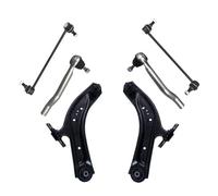 Bras Commande Liens Compatible Avec Nissan Pour Rogue 2014 2015 2016 2017 2018 2019 GS301169 GS301168 Kit Suspension D'extrémité Biellette Direction, Bras Commande Inférieur Avant, 6 Pièces