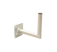 bras coudé diamètre 50mm déport 350mm acier galva fixation antenne tnt satellite