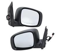 Bras Court Ensemble De Rétroviseur Latéral Noir À Texture 7 Broches, Accessoires De Voiture Pour Chrysler Pour Town & Country 2011-2016(1 paire)