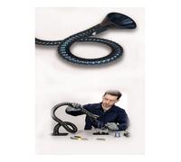 Bras d’extraction industriel flexible 360° avec débit d’air réglable, pour soudage, brasage, dépoussiérage, ventilation，aspiration en atelier(7.5 cm-0.8 meters)