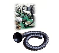 Bras d'aspiration articulé 360°, tube flexible de positionnement, ventilation industrielle pour fumée et poussière de soudage(5-50 cm)