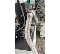 Bras d'aspiration articulé flexible, Tuyau d'aspirateur industriel en polyuréthane, diamètre 25-350mm, longueur 1-10m(L 10m(33 Ft),Dia 9-4/5"/250MM)