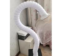 Bras d'aspiration articulé flexible, Tuyau d'extracteur de vapeur avec l'identification du capot 45-200mm for le soudage et salon beauté(L 2m/6.5 Ft,Id 100MM/3 8/9 in)