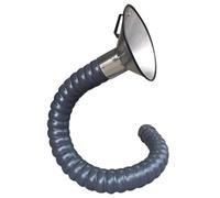Bras d'aspiration flexible à 360° avec hotte, tuyau articulé for la collecte des fumées et des poussières, for le soudage, le brasage, l'atelier et le laboratoire.(Dia110mm,200cm)
