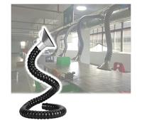 Bras d'aspiration réglable, Bras d'extraction de fumée réglable, 3, pieds, for soudage, cvc, travail du bois, laboratoire, plusieurs tailles(1 Pc,Inner dia 160MM(6.3 in))