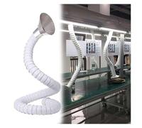 Bras d'aspiration réglable, Tuyau D'extraction De Fumées Soudage Avec Bras Et Valve Capot Multicolore (2,6 À 9,8) Pieds(White 6.3in/160mm,2.6ft/80cm)