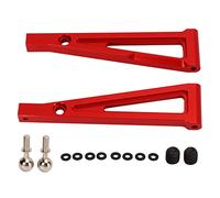 Bras de balançoire avant Yizisecce, alliage d'aluminium, bras de suspension léger ensemble pour la voiture 1/8 RC, 2pcs, pièces de mise à niveau, performances durables, haute (Rouge)