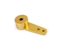 Bras de barre de direction simple en aluminium pour modèles RC voitures et bateaux conçus pour s'adapter aux arbres de 3 mm, 4 mm, 5 mm et transmettre le mouvement via l'arbre de sortie (5,1 mm)