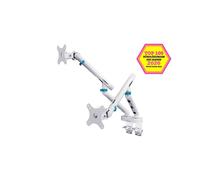 Bras de bureau double avec pince et ressort DA-90472